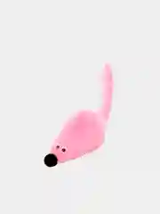Игрушка для кошки GoSi "Мышка", розовая, на картоне, с еврослотом, 9 см