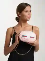 Мини сумка маленькая на цепочке, через плечо и на пояс, 20 х 15 х 6 см