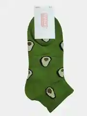 Носки укороченные на широкой резинке,Авокадо, Унисекс