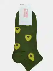 Носки укороченные на широкой резинке,Авокадо, Унисекс