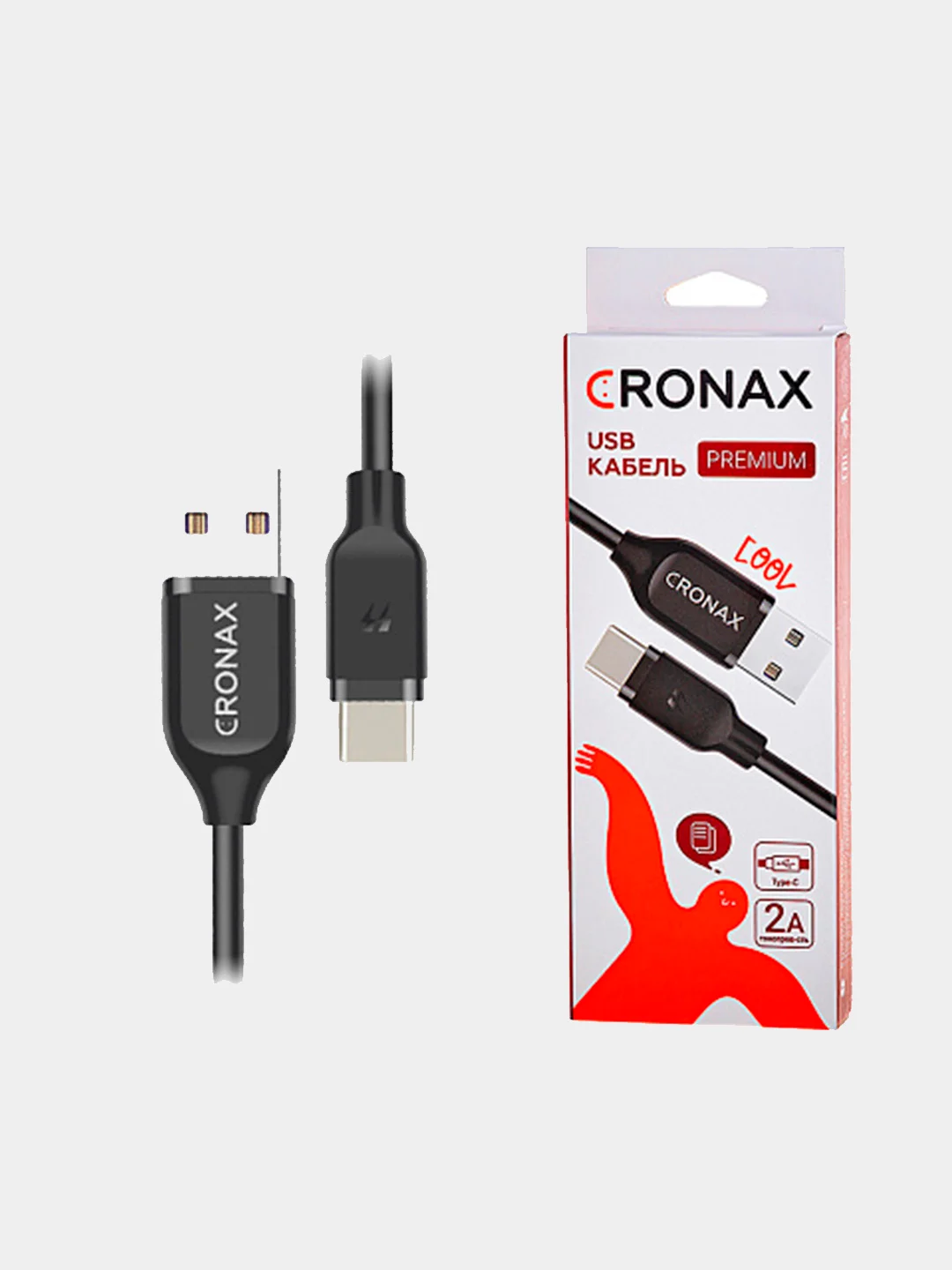 Зарядка/Кабель зарядный/Кабель USB Micro/Type-c CRONAX Premium CR-01