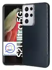 Угольный чехол блестящий Samsung Galaxy S21 Ultra, накладка c блёстками  Самсунг S 21 Ultra