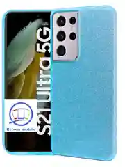 Ледяной чехол блестящий Samsung Galaxy S21 Ultra, накладка c блёстками  Самсунг S 21 Ultra