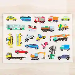 Магниты детские крупные Машинки
