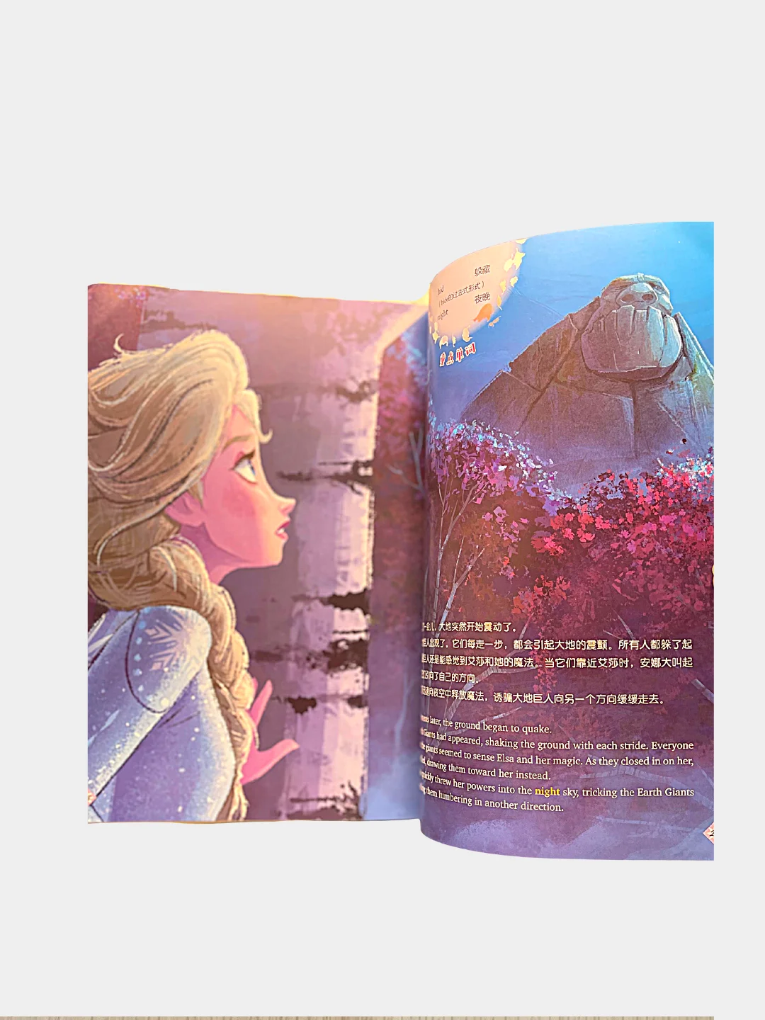 Книга Холодное сердце Frozen 2" Disney English на английском и китайском языке
