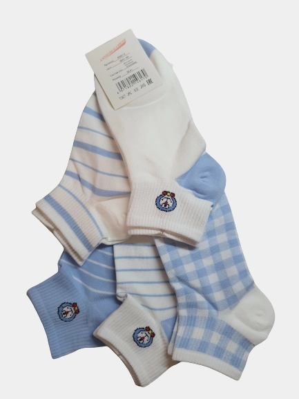 Укороченные носки на широкой резинке,В3921