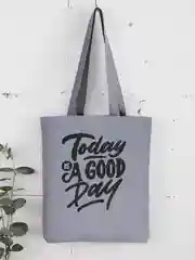 Синий сумка шоппер, Good Day, 30 х 45 см, несколько цветов
