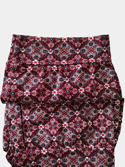 Брюки женские из хлопкового набивного трикотажа, для дома и отдыха