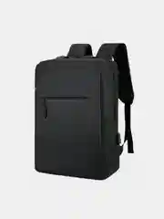 Черный рюкзак с отделением для ноутбука (унисекс) с USB