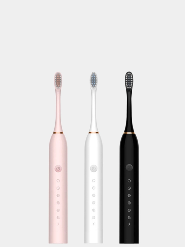 Электрическая зубная щетка Sonic Electric Toothbrush X-3 (4 насадки)