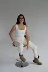 Черный топ женский, спортивный