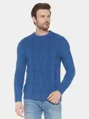 Синий джемпер мужской VAY