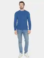 Синий джемпер мужской VAY