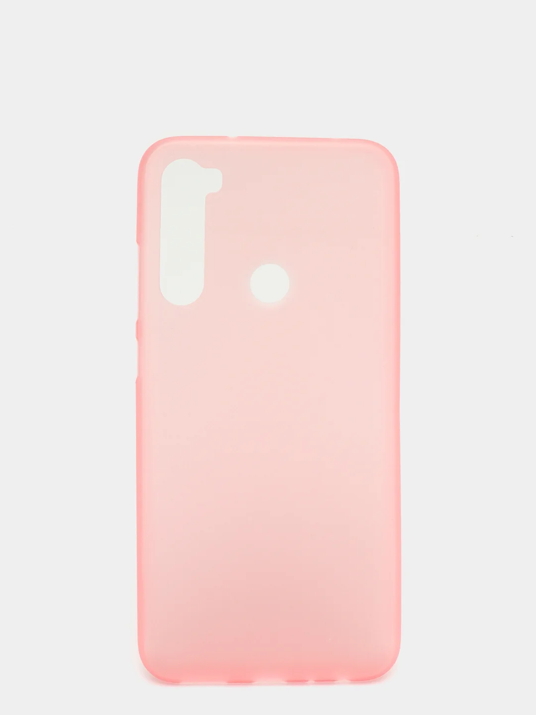 Розовый пластиковый чехол для Xiaomi Redmi Note 8