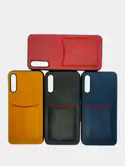 Чехол из эко кожи с карманом на Huawei Honor Y5 8S Y5P 9S Y6 8A Y6P Plus 9A Y7 9X Pro Y9S