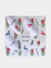 Красный слайдеры для дизайна ногтей