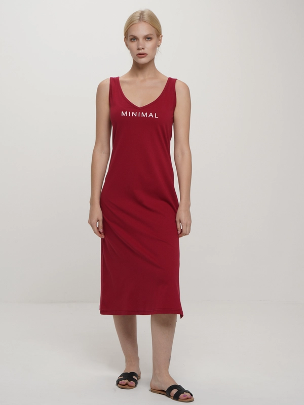 Платье женское Minimal  КП1437П1 бордовый, KLERY