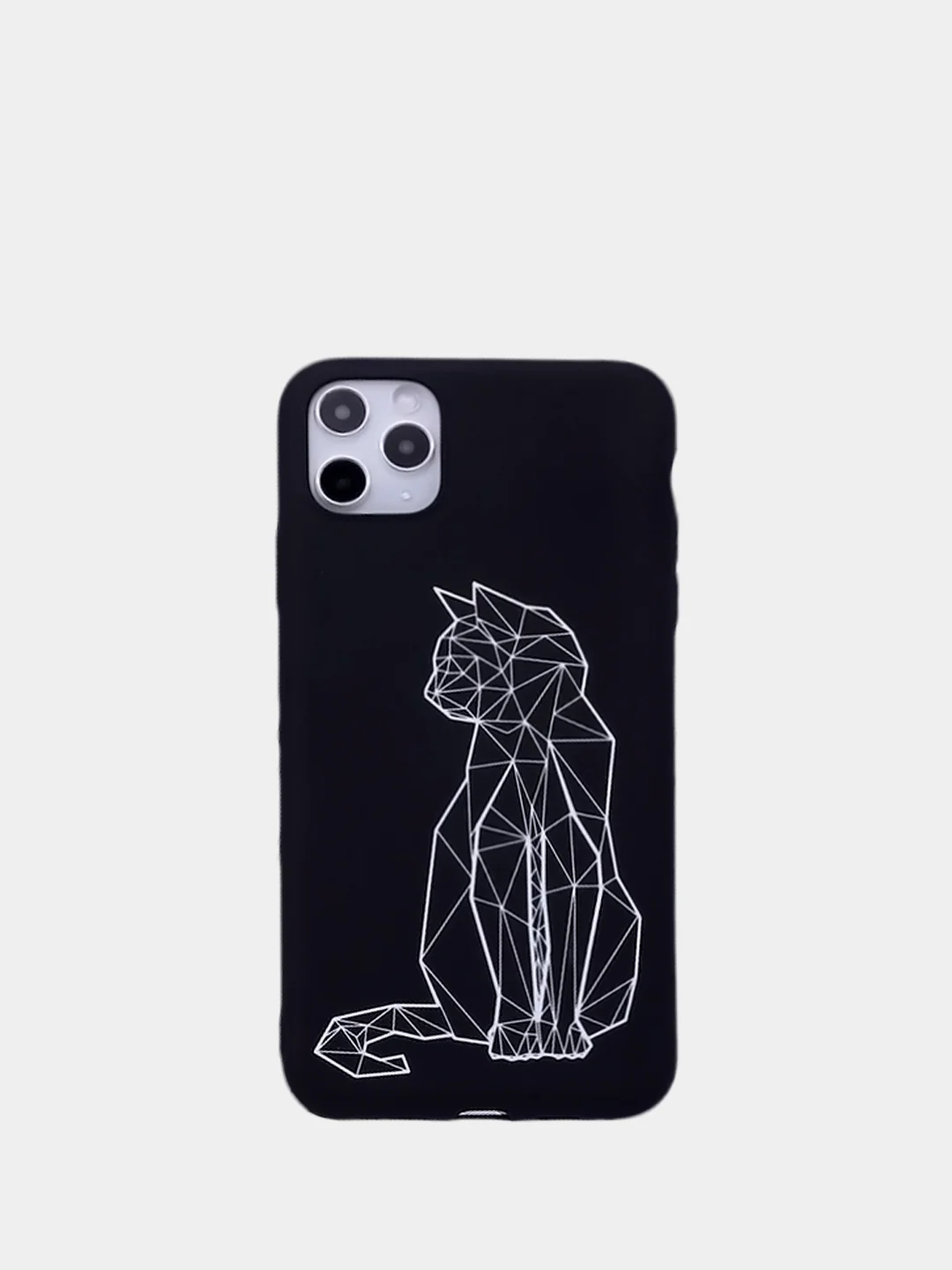 Угольный силиконовый чехол для айфон iPhone 11 Pro Max, 12 Pro Max, 13 Pro Max, X Max, с принтом