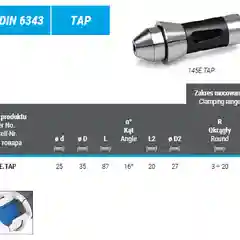 Цанга противошпинделя d-4 мм 145E.TAP.EG.R0400 (FATPOL)