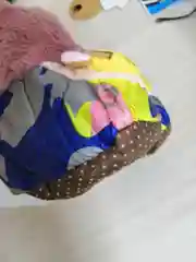 Носки-сапожки детские на меху, с игрушкой