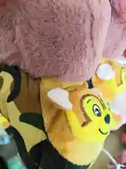 Хаки носки-сапожки детские на меху, с игрушкой
