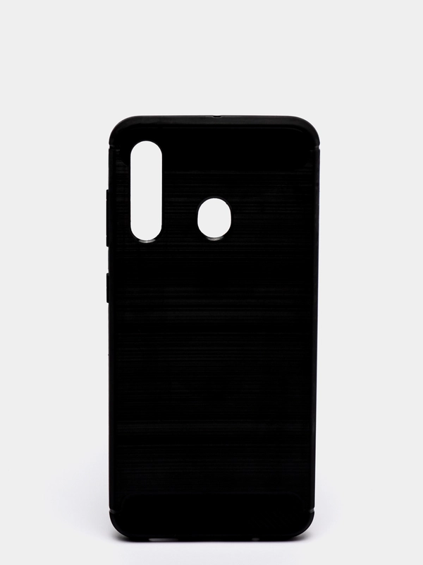 Противоударный чехол для Samsung Galaxy A60 (карбон)
