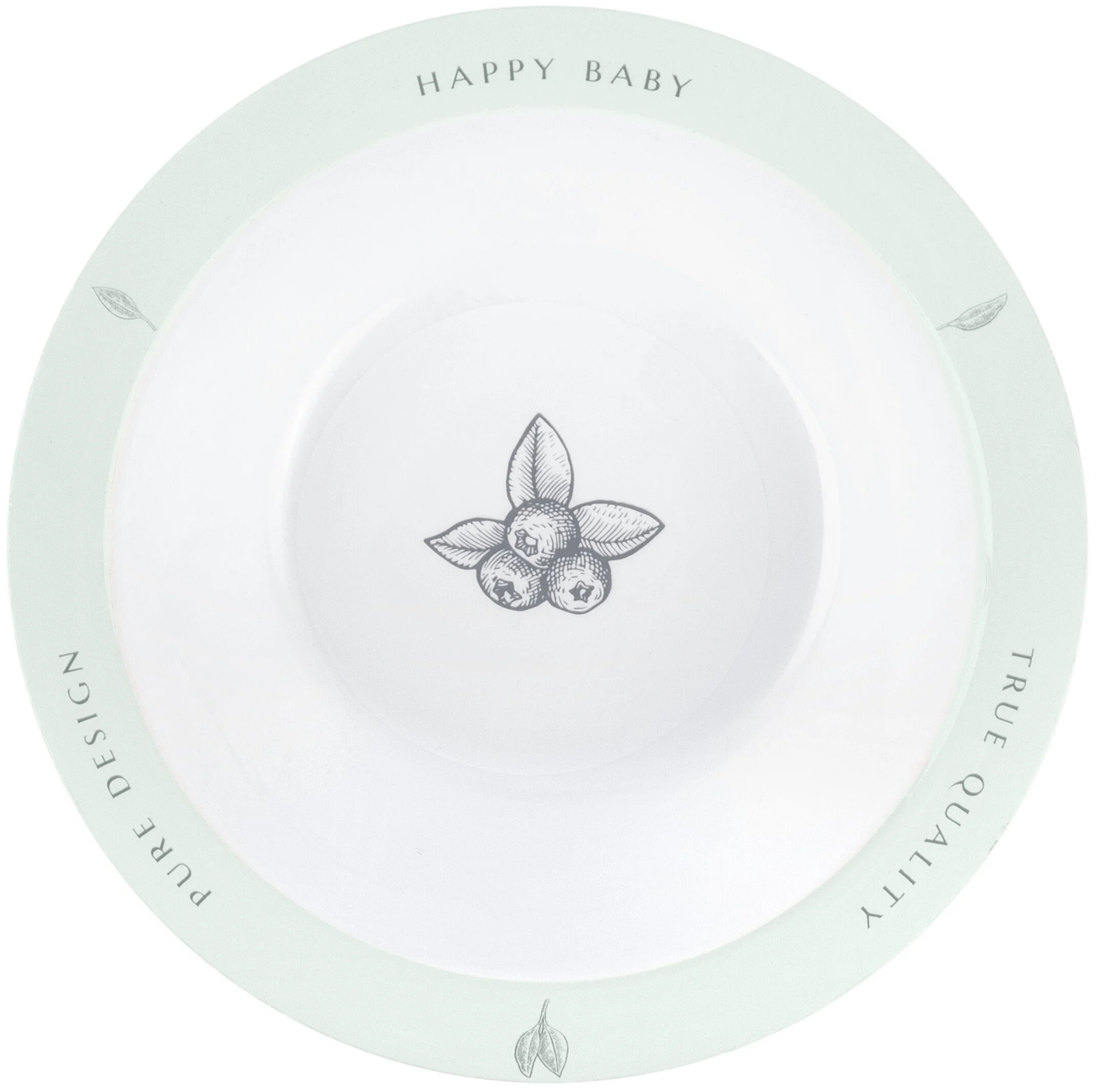 Глубокая тарелка для кормления с антискользящим дном, 15016 Happy Baby