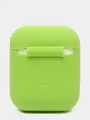 Зеленый чехол для Apple AirPods, силиконовый