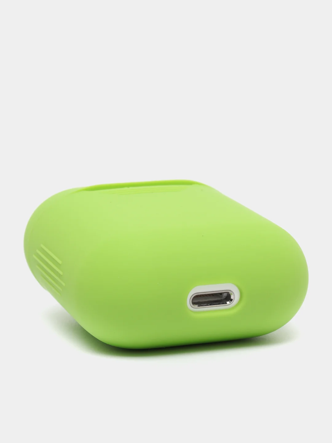 Зеленый чехол для Apple AirPods, силиконовый