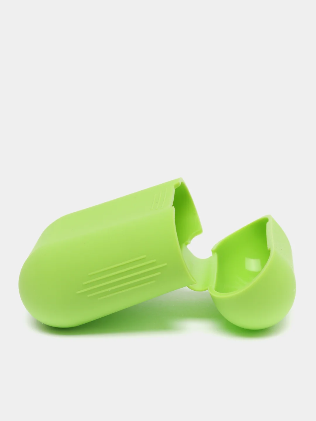 Зеленый чехол для Apple AirPods, силиконовый