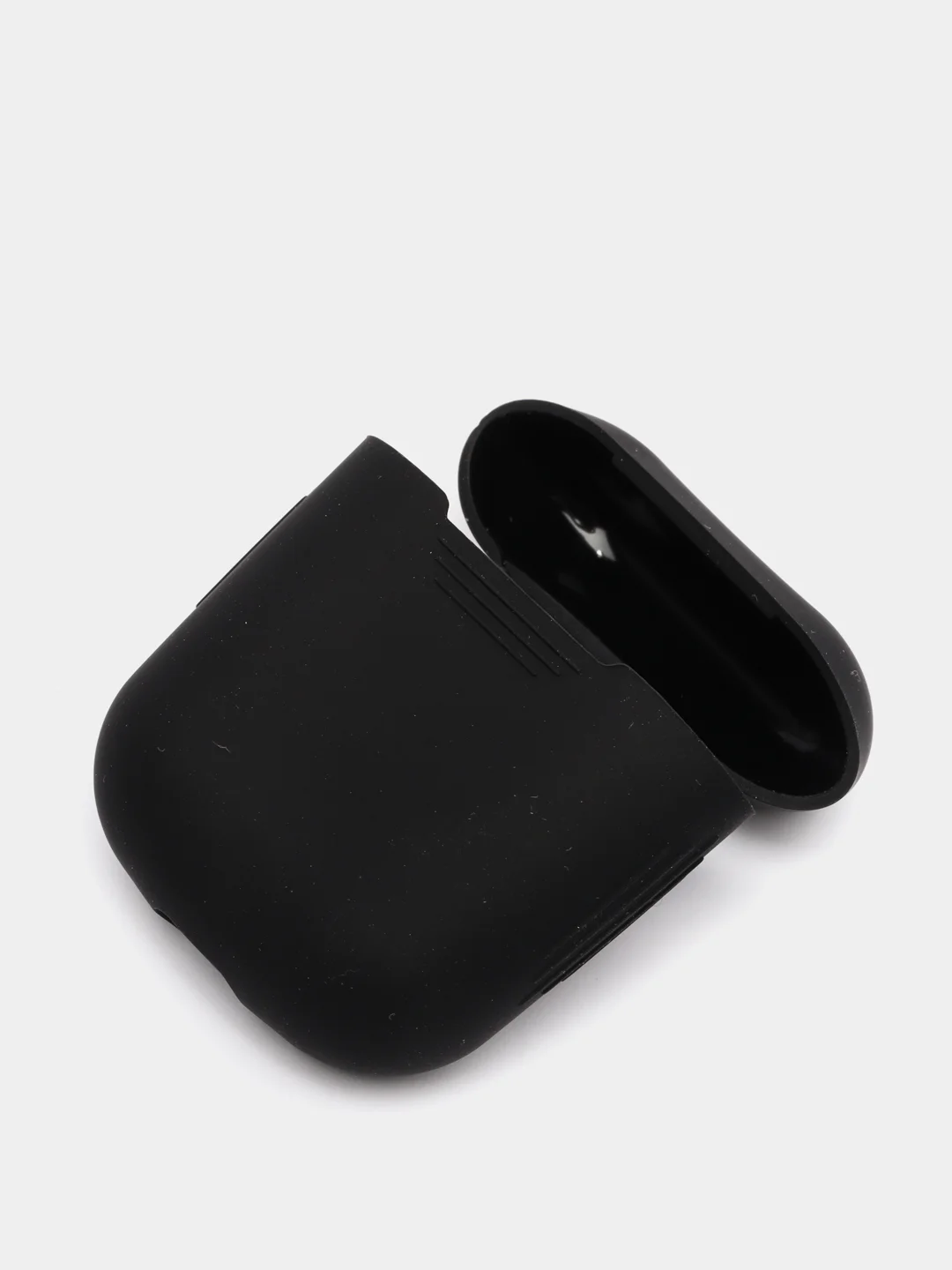 Черный чехол для Apple AirPods, силиконовый