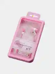 Розовый проводные милые наушники Hello Kitty, наушники на андроид проводные