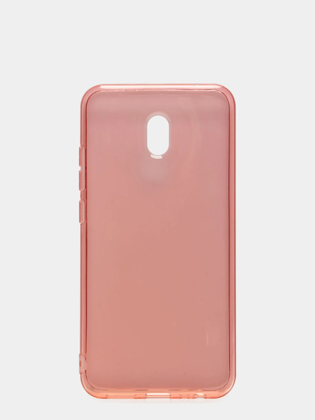 Розовый накладка для Xiaomi Redmi 8A Silicone Case, силиконовая, прозрачная