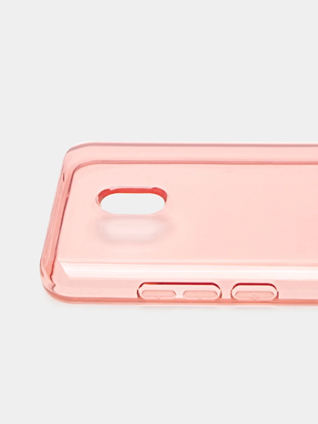 Розовый накладка для Xiaomi Redmi 8A Silicone Case, силиконовая, прозрачная
