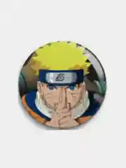 Бежевый значки по аниме Наруто (Naruto), 56 мм