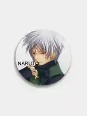 Красный значки по аниме Наруто (Naruto), 56 мм