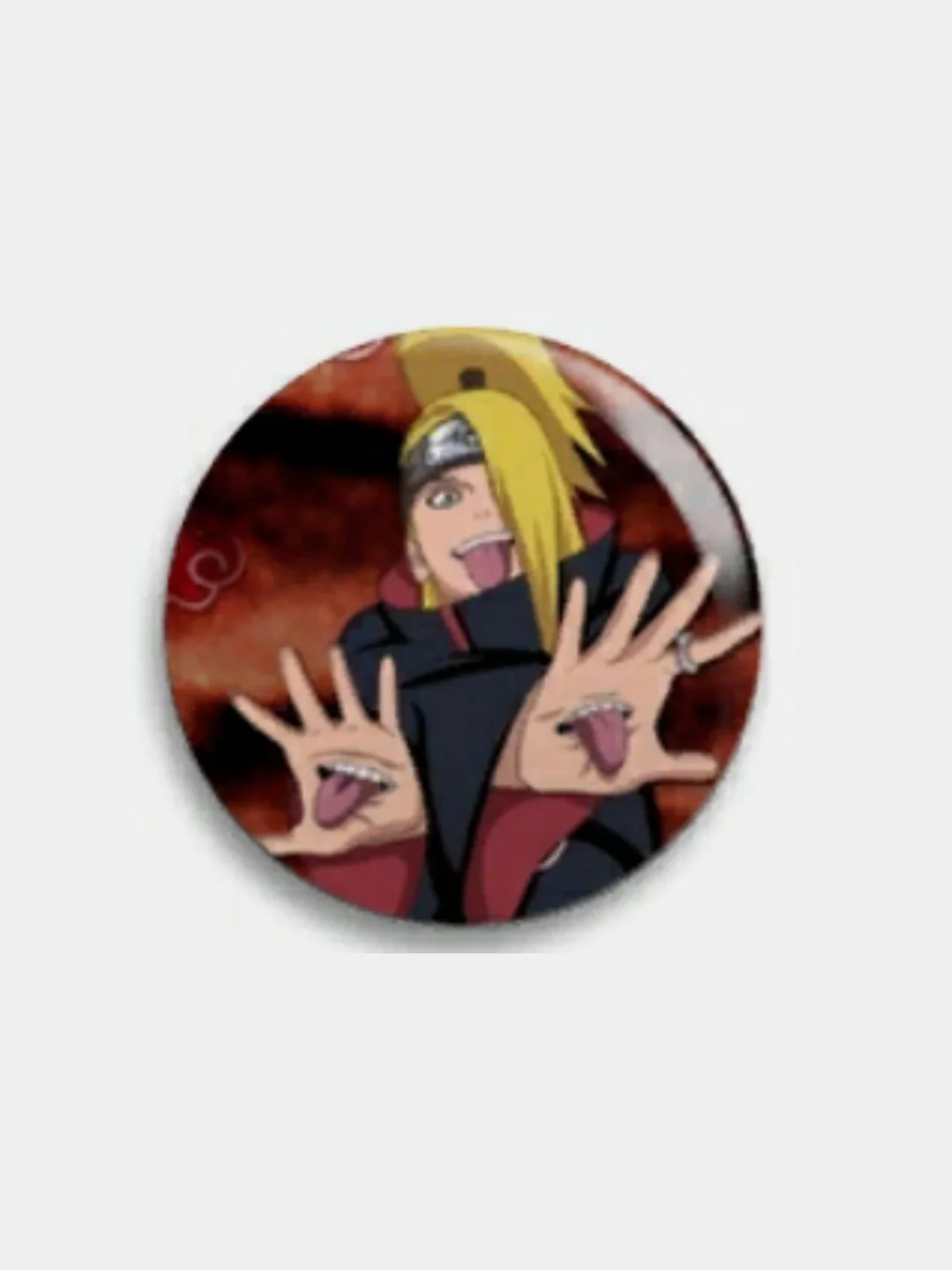 Коралловый значки по аниме Наруто (Naruto), 56 мм