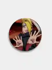 Коралловый значки по аниме Наруто (Naruto), 56 мм