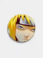 Зеленый значки по аниме Наруто (Naruto), 56 мм
