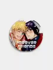 Желтый значки по аниме Наруто (Naruto), 56 мм