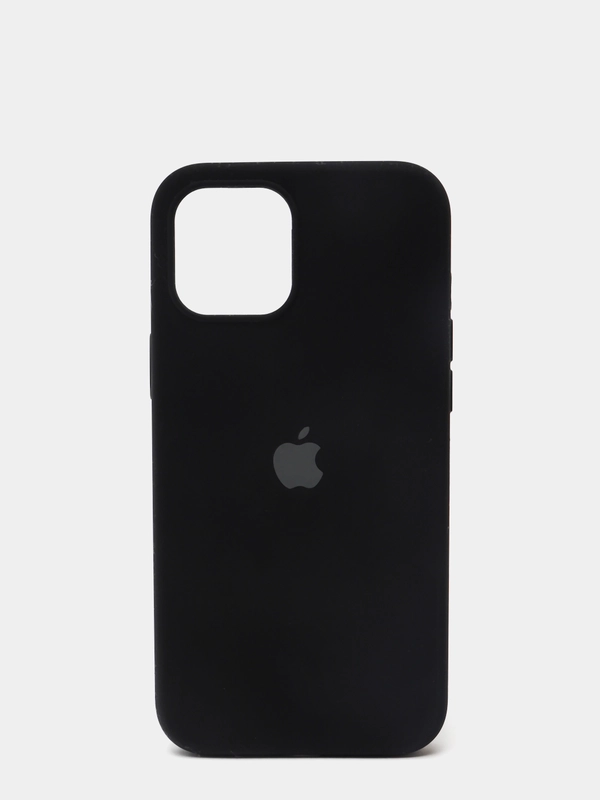 Чехол iPhone 13 Pro Max 6.7" Силиконовый с логотипом (Silicone Case) Закрытый низ
