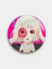 Черный значки по мотивам аниме Tokyo Ghoul (Токийский Гуль), 56 мм