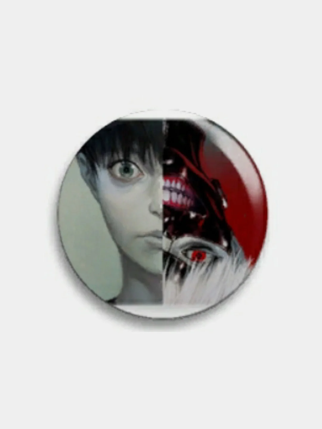Мятный значки по мотивам аниме Tokyo Ghoul (Токийский Гуль), 56 мм