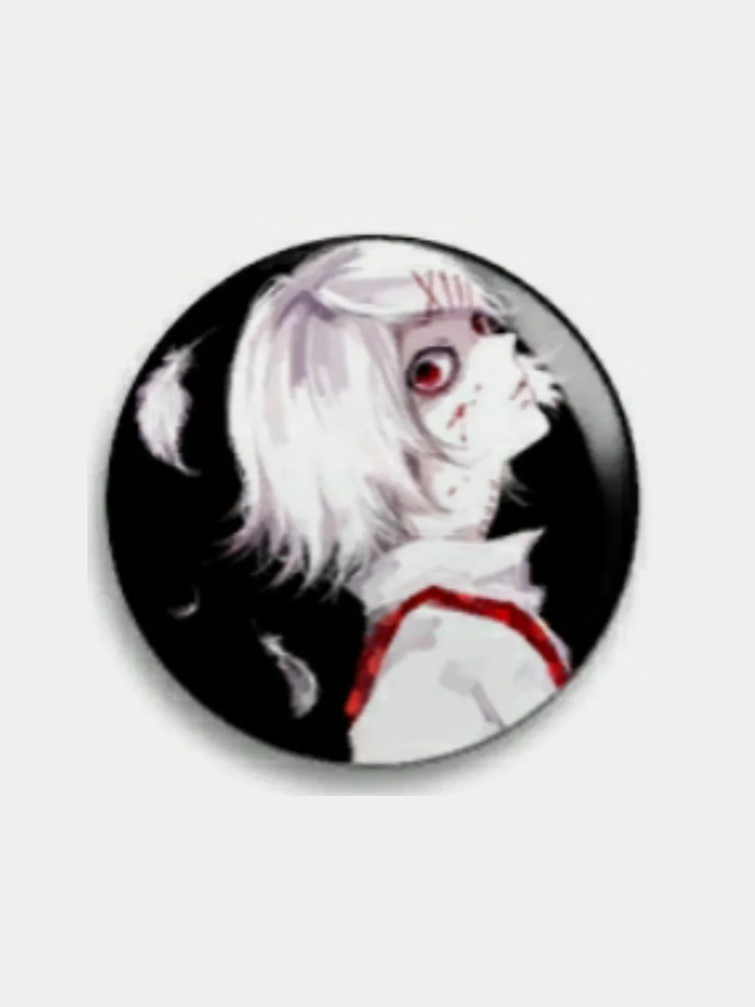 Бирюзовый значки по мотивам аниме Tokyo Ghoul (Токийский Гуль), 56 мм
