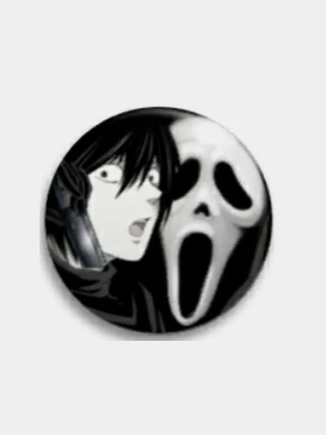 Фиолетовый значки по мотивам аниме Tokyo Ghoul (Токийский Гуль), 56 мм
