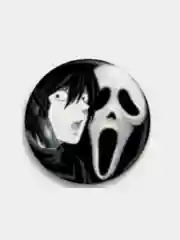 Фиолетовый значки по мотивам аниме Tokyo Ghoul (Токийский Гуль), 56 мм