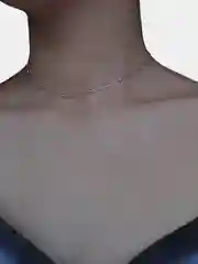 Серебряный посеребренная короткая цепочка-чокер