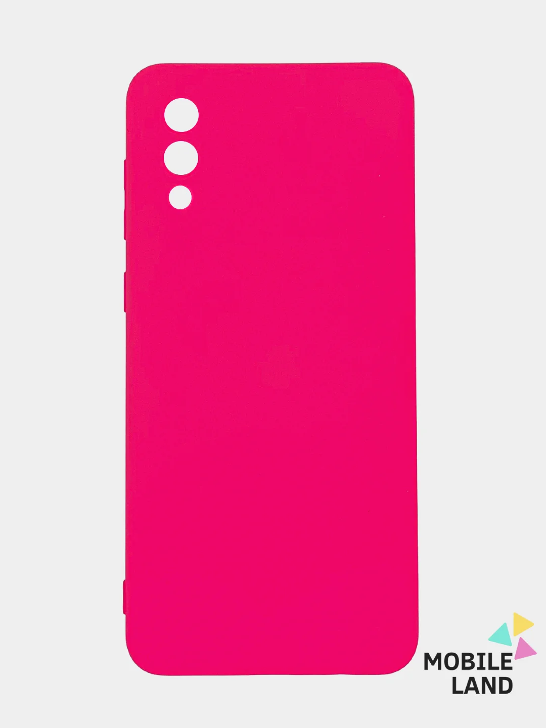 Фуксия чехол Silicone Cover для Samsung Galaxy A02, силиконовый