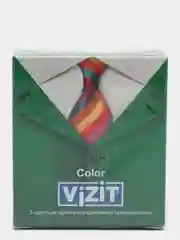 Презервативы VIZIT Color цветные ароматизированные, 3 штуки