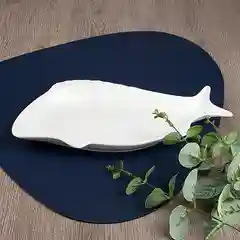 Блюдо "Маршмеллоу", 30*15*3 см, min5, фарфор, транспортная упаковка